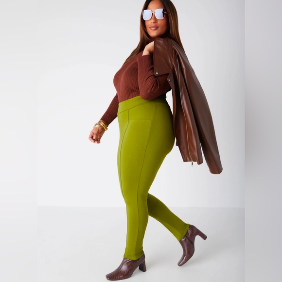 Seamed Ponte Leggings. NWT - Picture 4 of 4